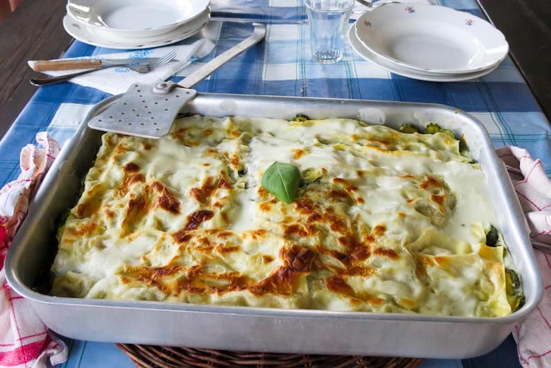 italian cooking class lasagna zucchini - cooking classes in Chianti Siena Tuscany